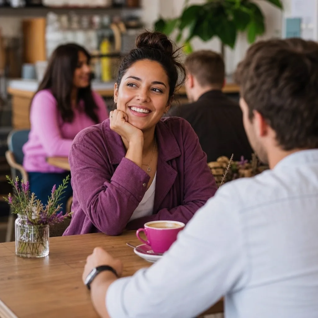 Friends sharing first-date plans beside the Guildhall in Derry